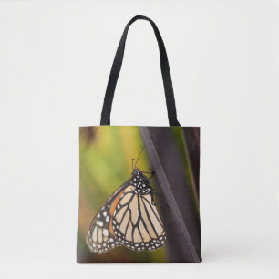 Monarch Butterfly on Agave Tote Bag