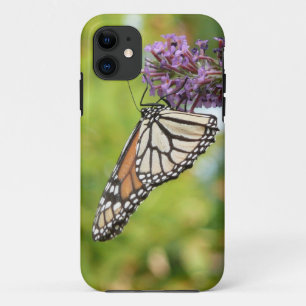 Monarch Butterfly on Purple Butterfly Bush Case-Mate iPhone Case