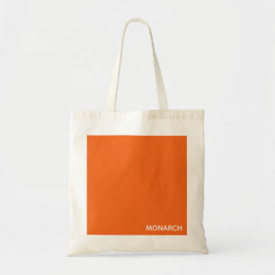 Monarch butterfly orange color name tote bag