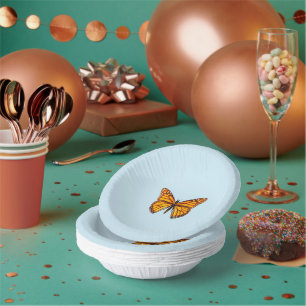 Monarch Butterfly Paper Plate