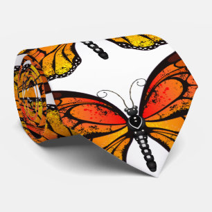 Monarch Butterfly pattern Tie