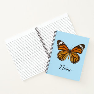 Monarch Butterfly Personalised Notebook