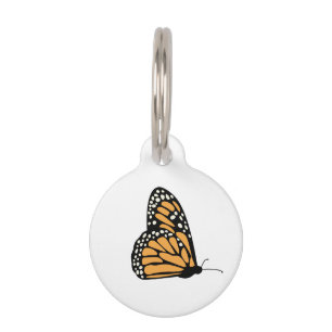 Monarch Butterfly Pet Tag