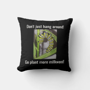 Monarch butterfly pillow