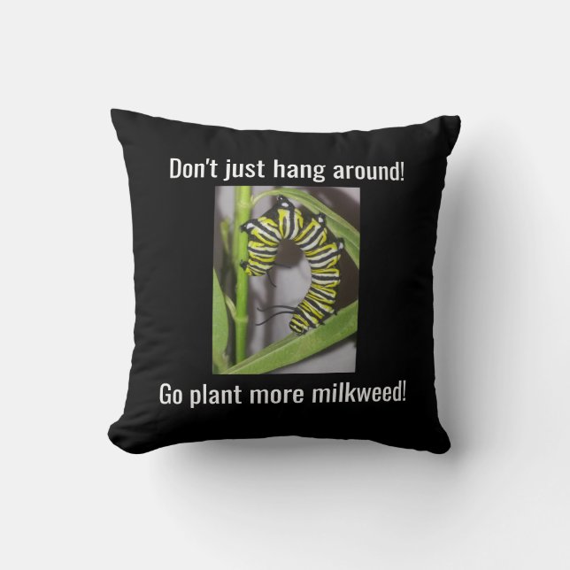 Monarch butterfly pillow (Front)