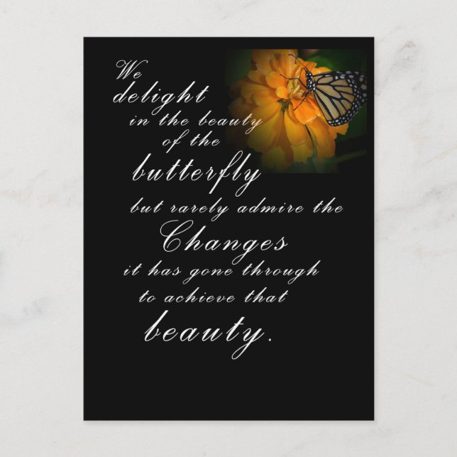 Monarch Butterfly Postcard (Front)