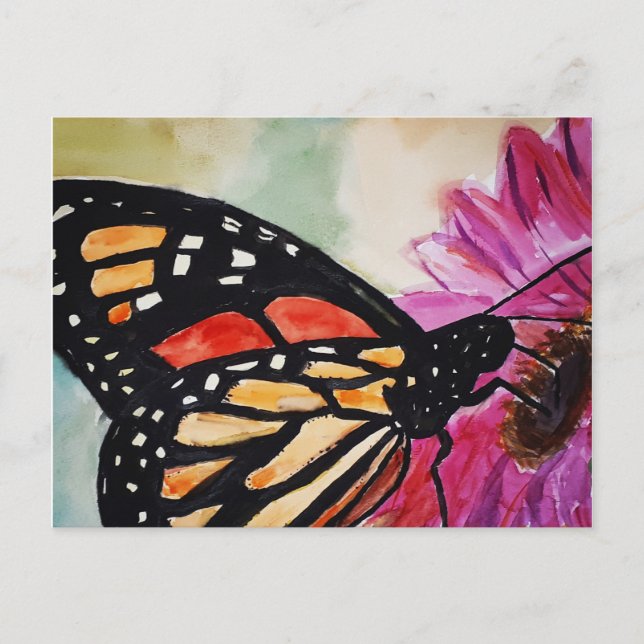 Monarch Butterfly Postcard (Front)