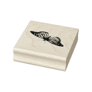 Monarch Butterfly Rubber Stamp