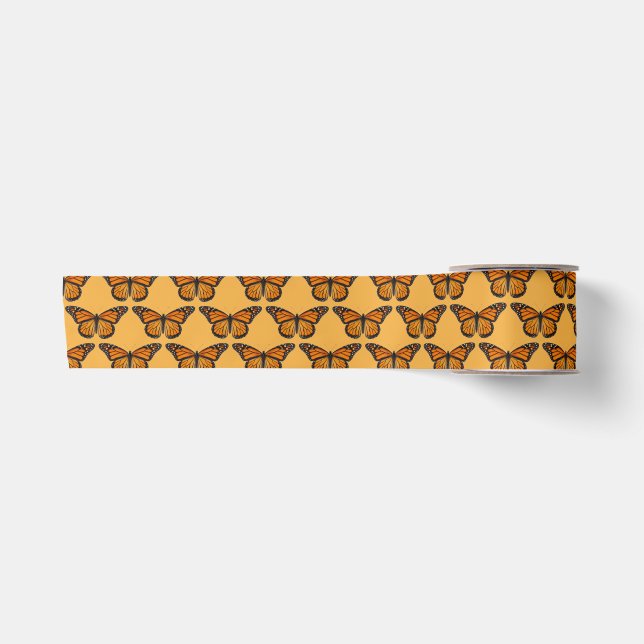 Monarch Butterfly Satin Ribbon (Front)