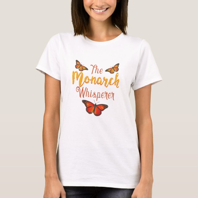 MONARCH BUTTERFLY: Save The Monarchs T-Shirt (Front)