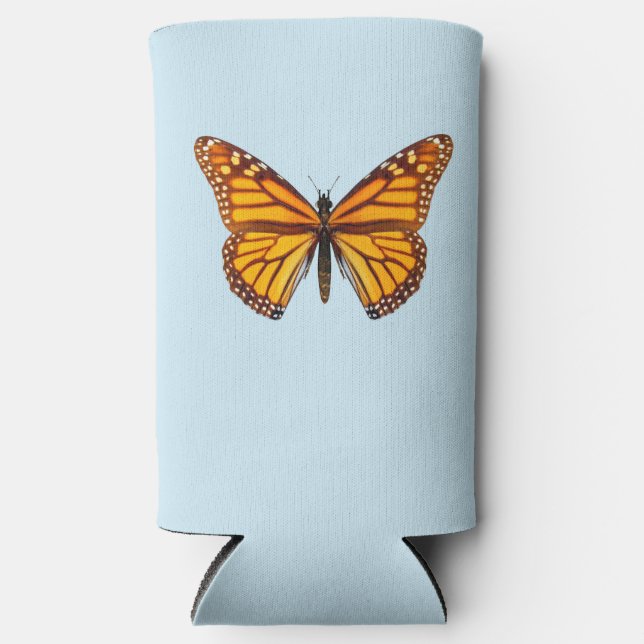 Monarch Butterfly Seltzer Can Cooler (Front)