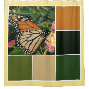Monarch Butterfly Shower Curtain