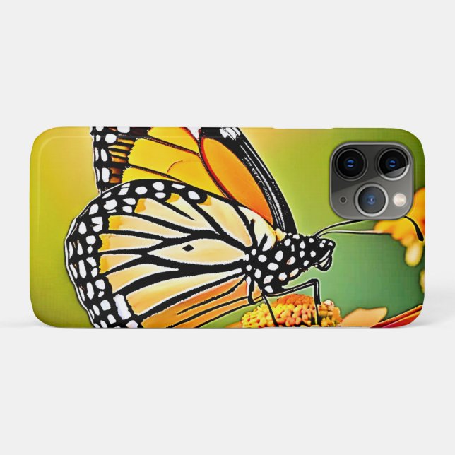 Monarch Butterfly Sip Design Case-Mate iPhone Case (Back (Horizontal))