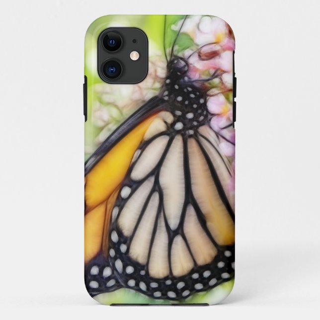 Monarch Butterfly Sipping Nectar Case-Mate iPhone Case (Back)