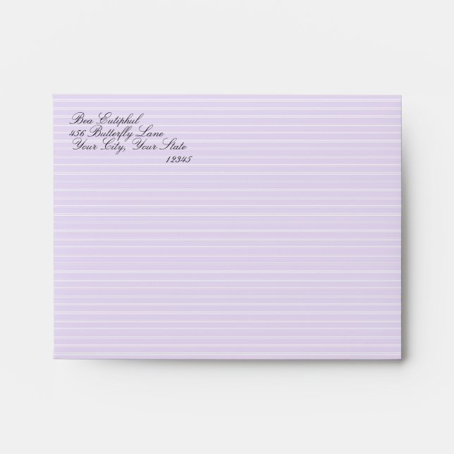"monarch butterfly" stationery envelopes (Front)