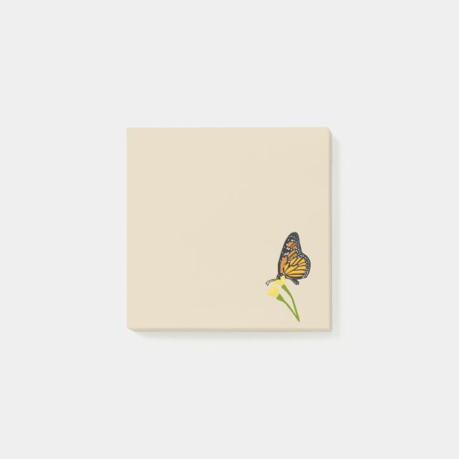 Monarch butterfly sticky notes (Front)