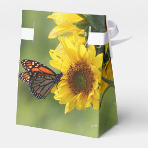 Monarch butterfly Sunflowers Favour Boxes
