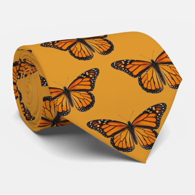 Monarch Butterfly Tie (Rolled)