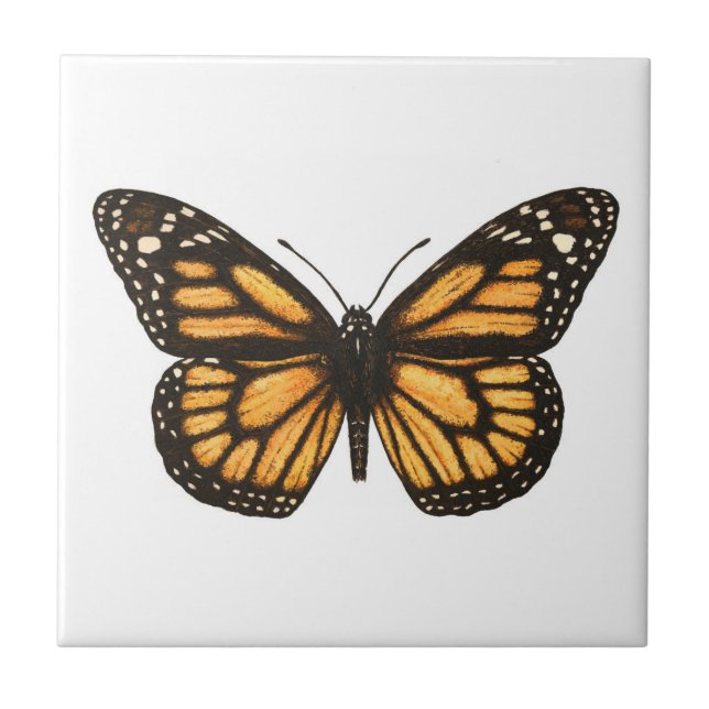 Monarch butterfly tile (Front)