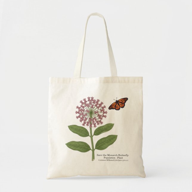 Monarch Butterfly Tote Bag (Front)