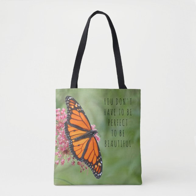 Monarch Butterfly Tote Bag (Front)