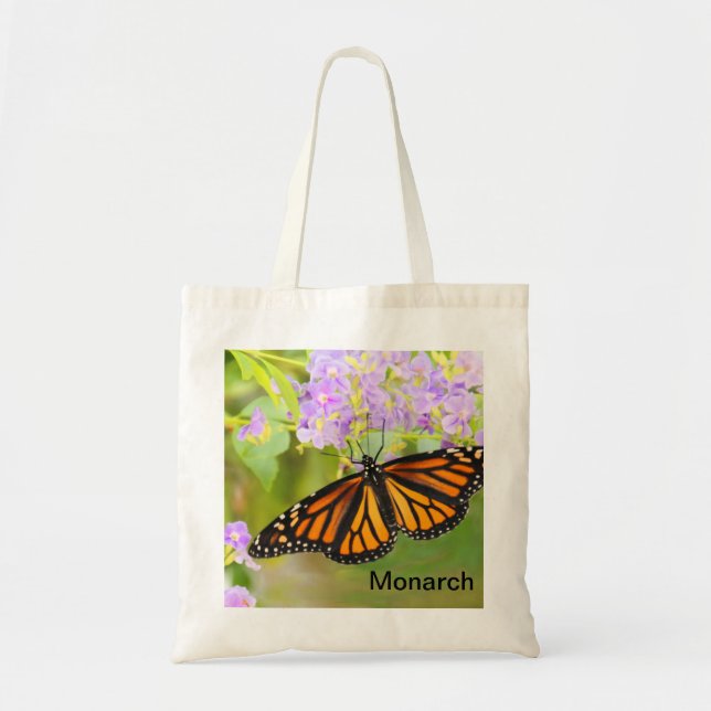 Monarch Butterfly Tote Bag (Front)