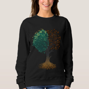 Monarch Butterfly Tree Insect Collector Entomologi Sweatshirt