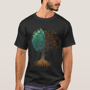 Monarch Butterfly Tree Insect Collector Entomologi T-Shirt