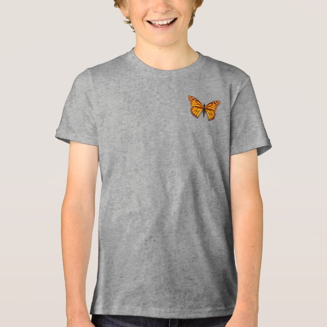 Monarch Butterfly Tri-Blend Shirt (Front)