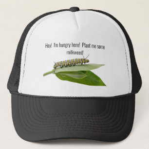 Monarch butterfly trucker hat