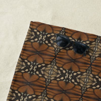 Monarch Butterfly Wing Close Up Repeat Pattern
