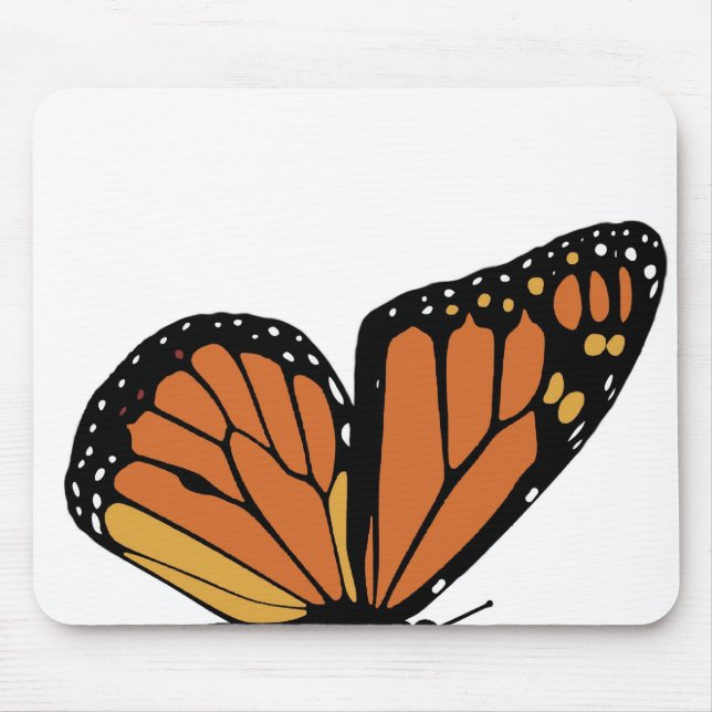 monarch butterfly wing mouse pad (Front)