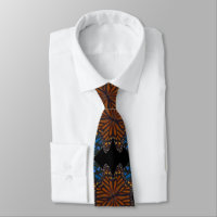 Monarch Butterfly Wing Orange And Blue Pattern