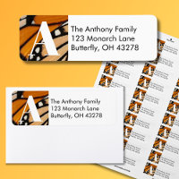 Monarch Butterfly Wing Return Address