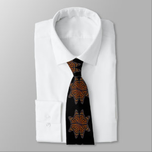 Monarch Butterfly Wings Pattern Close Up  Tie