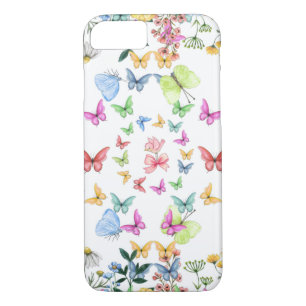 Monarch colorful Butterfly Pattern spring floral Case-Mate iPhone Case