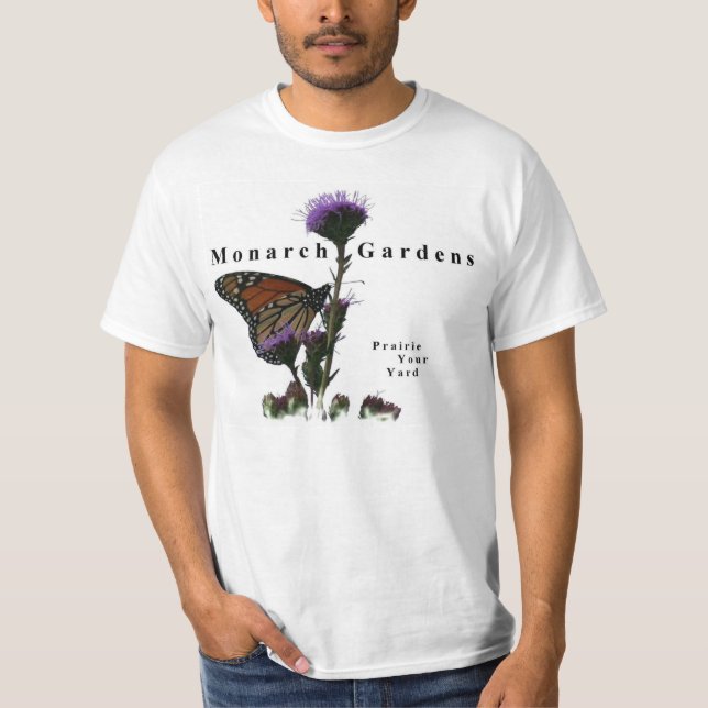 Monarch Gardens Butterfly Plant Shirt (Front)