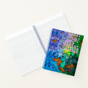 Monarch Haven 8.5 x 11 Notebook