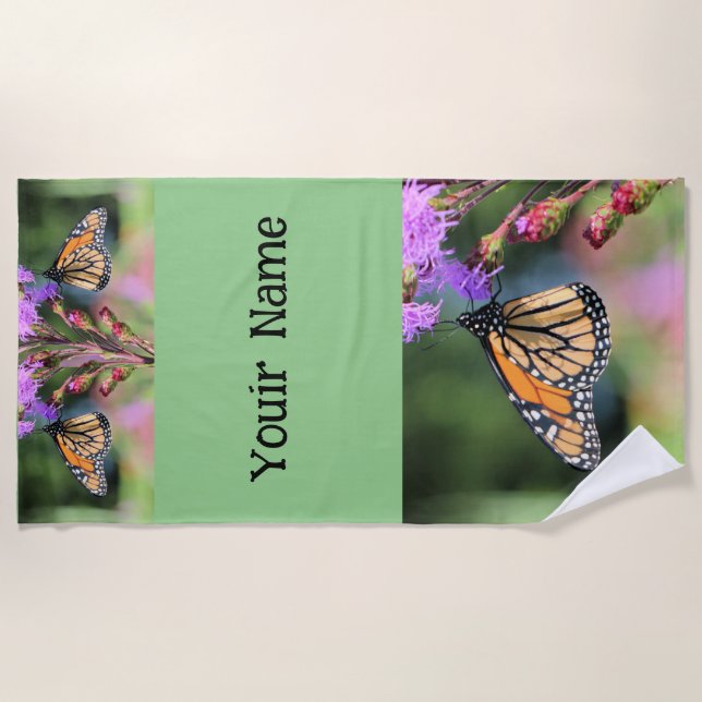 Monarch lunch beach towel (Front)