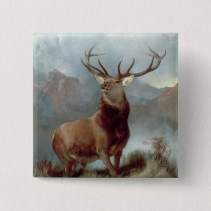 Monarch of the Glen, 1851 15 Cm Square Badge