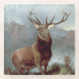 Monarch of the Glen, 1851 Glass Coaster