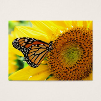 Monarch on a Sunflower ,Profile card