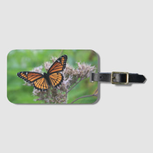 Monarch on Thistle Luggage Tag