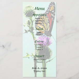 Monarch on Thistle Wedding Menu