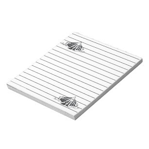 Monarch outline notepad