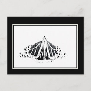 Monarch outline postcard