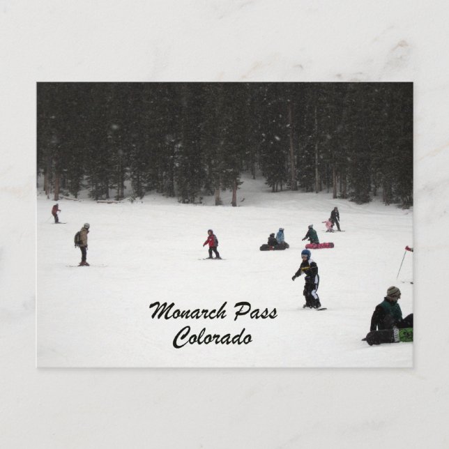 Monarch Pass, Colorado Postcard (Front)
