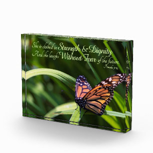Monarch - 'She is clothed in Strength & Dignity' Photo Block