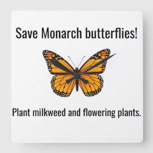 Monarch Square Wall Clock