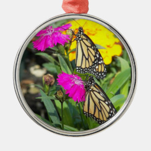 Monarch Twins #2-premium round ornament